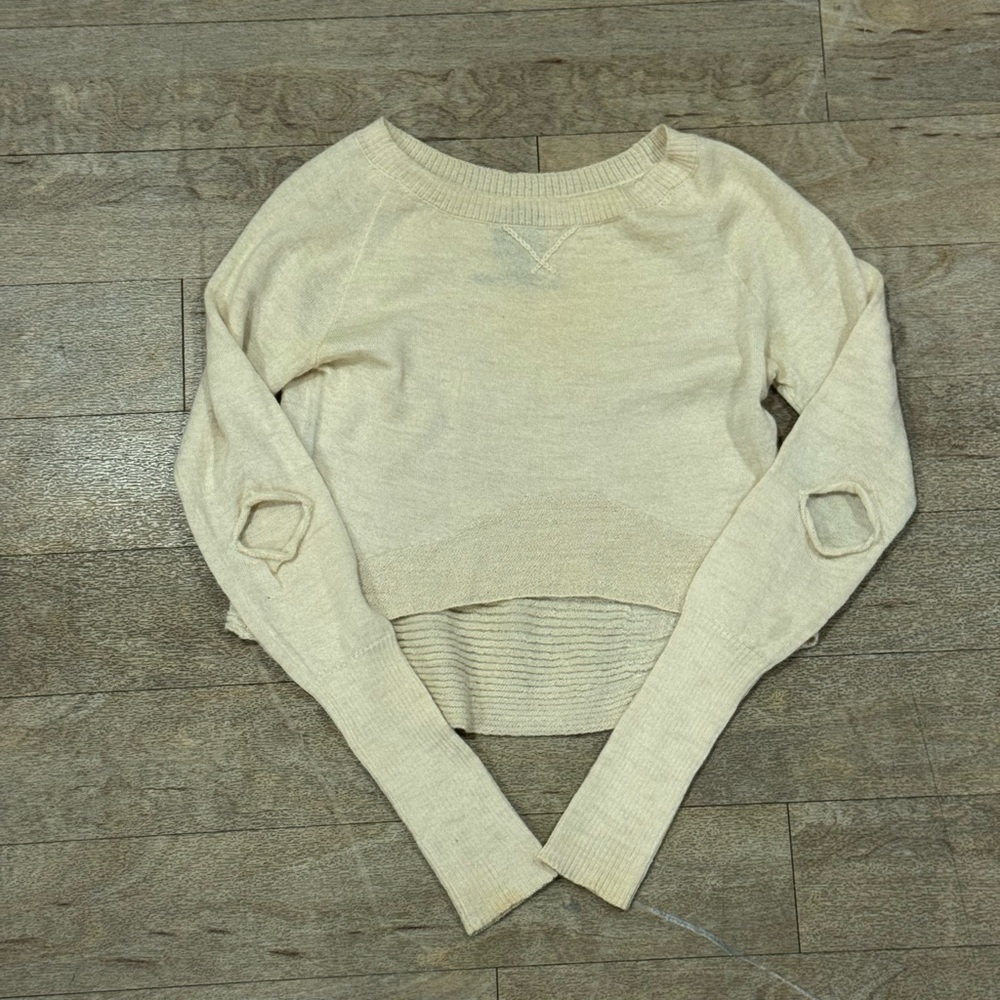 Dolce Vita Cream Crew Neck Sweater